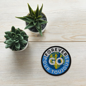 Embroidered patches - Forever GO Pour Toujours