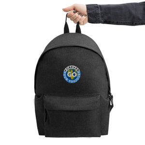 Embroidered Backpack - Travel with Style- Forever GO in Embroidery