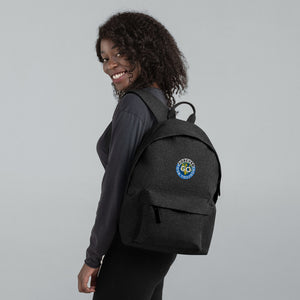 Embroidered Backpack - Travel with Style- Forever GO in Embroidery