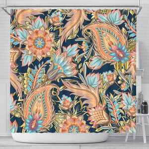 Romantic Paisley Shower Curtain