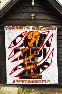 Toronto Raptors Quilt Black