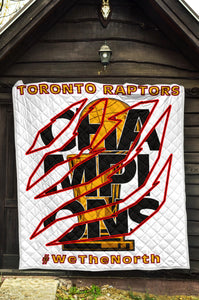 Toronto Raptors Premium Quilt White