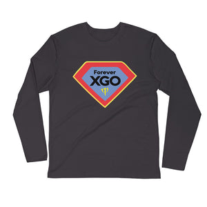 Forever XGO Super Hero Long Sleeve Fitted Crew- Feel Super All Day with this XGO Long-Tee!