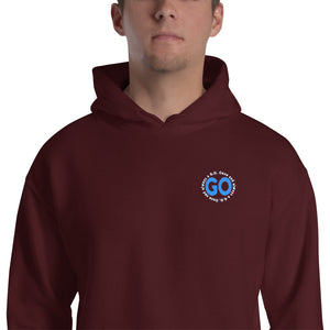 ONCE AND ALWAYS A G.O. Embroidered HOODED SWEATSHIRT