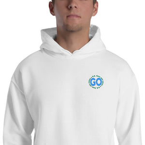 ONCE AND ALWAYS A G.O. Embroidered HOODED SWEATSHIRT