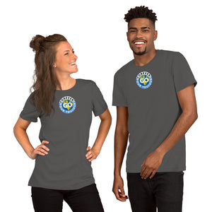 Short-Sleeve Unisex T-Shirt - Featuring Our New Forever GO Logo Patch